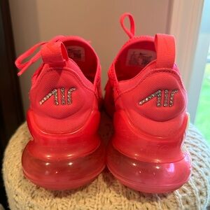 Hot Pink Swavorski Nike Air Max 270 - Size 9
